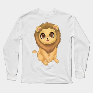 Cute Lion Long Sleeve T-Shirt